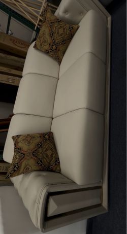 Fancy Gold Accent Beige Seating Spot - SAME DAY 🚚