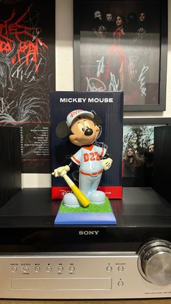 Disney D23 Mickey Mouse Baseball Bobblehead