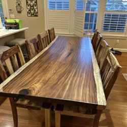 Live Edge Tables ~ Epoxy! Please Read Description