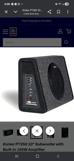 Kicker Powered 10" Subwoofer