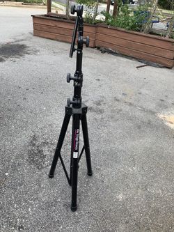 On stage stand