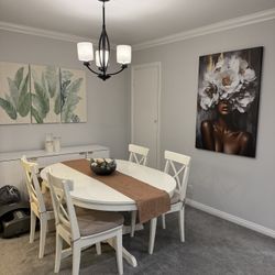 Like New Dining Chair Cushions (Set of 4) – Oatmeal Beige, Washable