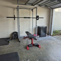 Weight Set Ajd Mats Forsale Barely Used 
