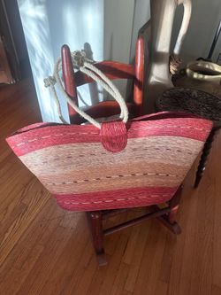 Alma Straw Bucket Bag