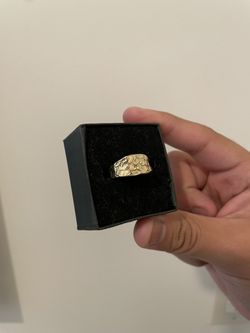 10k Gold Nugget Ring