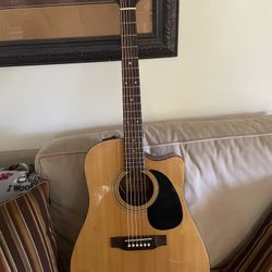 Jasmine Acoustic Guitar and Case