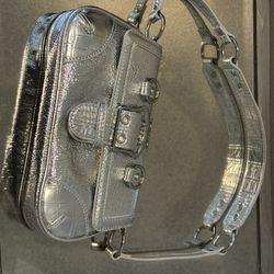 Silver Womens Bag Silence + Noise