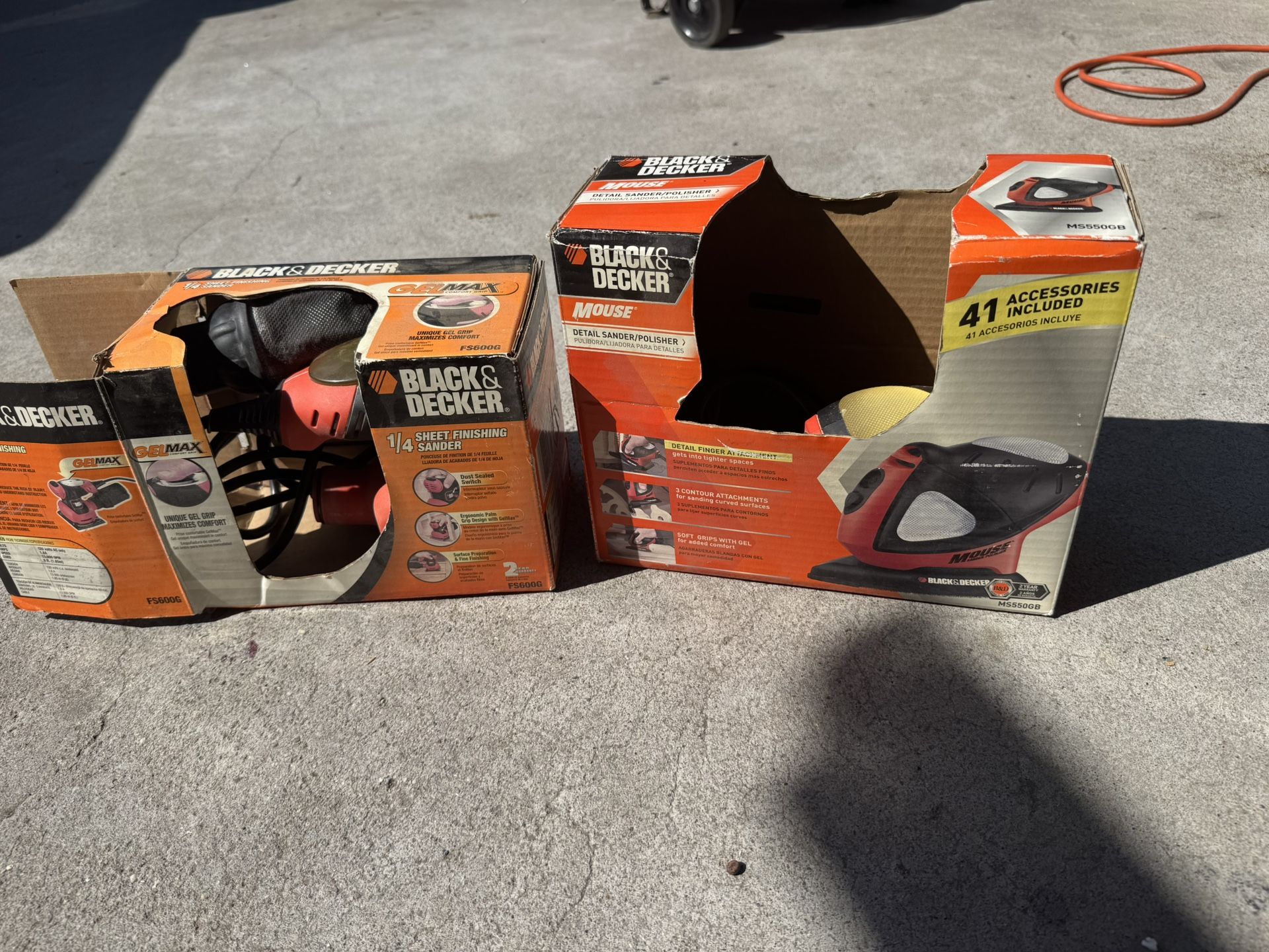Black And Decker Mouse Sander And Sander