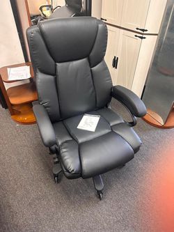 Carter Big and Tall Office Chair 500lbs, Adjustable Lumbar Support Executive Office Chair