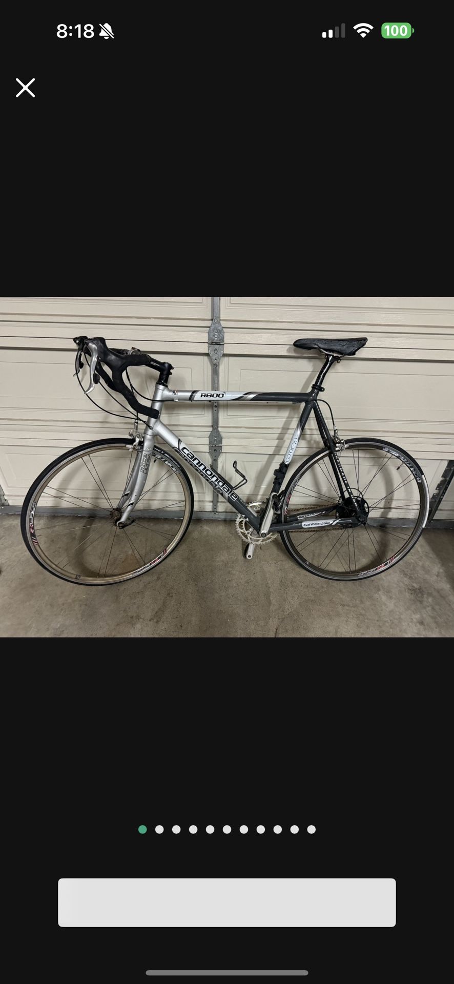 Cannondale R800 Bicycle Bike