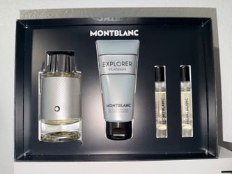 Montblanc Explorer Platinum Gift Set