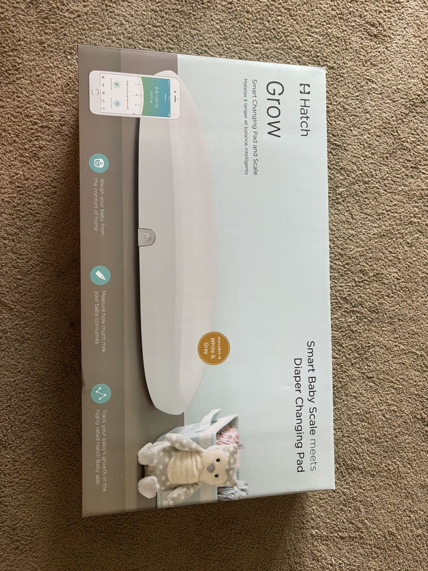 Hatch Grow Smart Changing Pad And Scale
