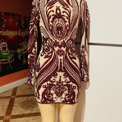 Women Windsor Sequins Mini Dress