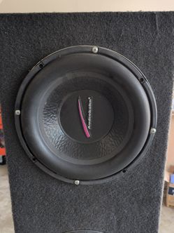 Audiobahn Subwoofer in Carpeted Enclosure
