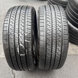 Tengo un par de llantas en muy buenas condiciones, marca YOKOHAMA AVID GT 225/55R17 instaladas y balanceadas por el mismo precio $145