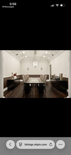 Beautiful Dining Table with 12 Chairs