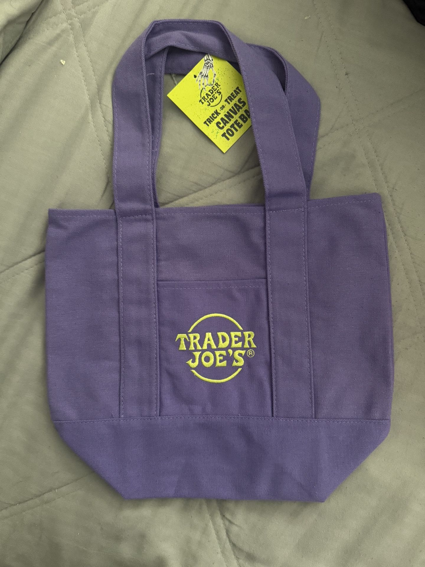 Purple Trader Joe’s Bag $10
