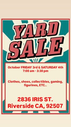 YARD SALE