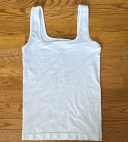 Women’s Nine West Essential Stretchy White Sleeveless Women's Tank Top S/M