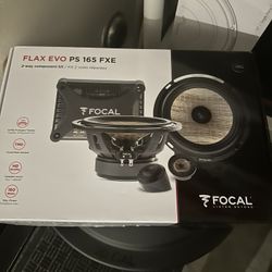 Focal Flax Evo Component and Coaxial Speakers Brand New!