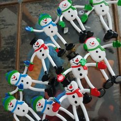 Bendable Snowmen Lot