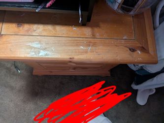 All wood bed set