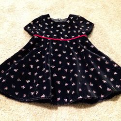 Oshkosh Toddler Girl Holiday Corduroy Dress 3T