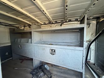 Shelves for cargo van