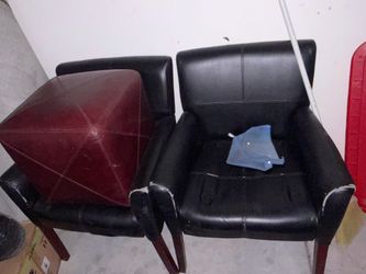 Chairs and foot rest