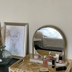 Marble Minimal Vanity Mirror 
