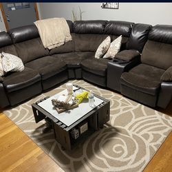 Sectional Sofa Two Recliners