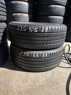 235/55r19 Two Seminew Yokohama Tires
