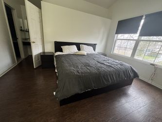 IKEA MALM King Bedroom Set – Bed Frame, Mattress, 2 Nightstands & Dresser