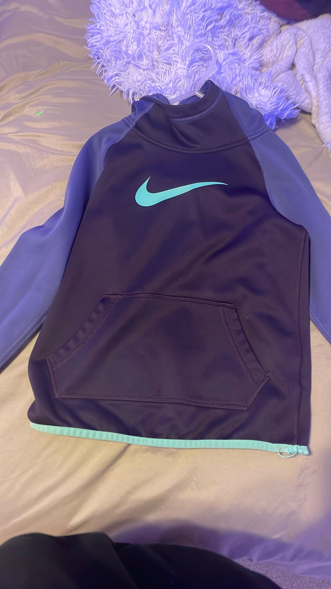 Blue small nike hoodie