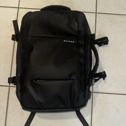 BANGE Large Capacity Black Backpack for Travel Official