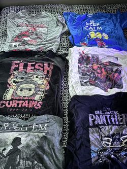 T-SHIRTS, LONG SLEEVE, LIM ED FUNKO SHIRTS, DEADPOOL, MARVEL, CARTOONS, ETC.