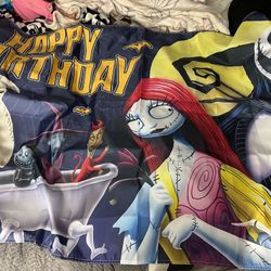 Nightmare Before Christmas Birthday Banner