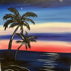 Lunar Lit Palms 