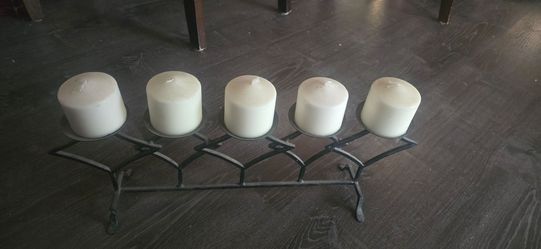 5 Candle Holder Holiday