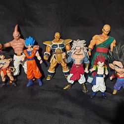 Dragon ball z  action figures all for $75.
