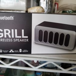 Blue Tooth Grill Speaker, New