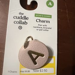 “A” Letter Charm for Pet Collar