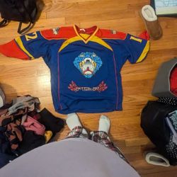 Vintage Columbus Cottonmouths Signed Hockey Jersey (#12)