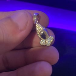 Pendant Iced Out On Bottom 