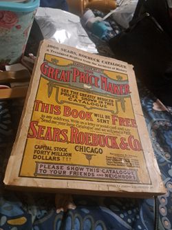 1908 Sears original catalog...very interesting.