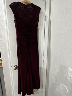 Bridesmaids Dress Burgundy 