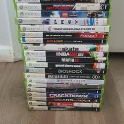 Xbox 360 game 4 games for $30 only well not sell less then 4 games 
