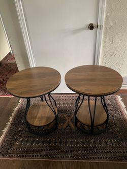 Two Beautiful Side Tables Never Used