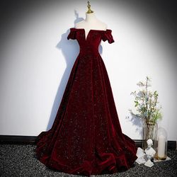 Velvet Formal/Wedding Gown Choose Options