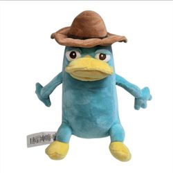 Disney Store Phineas And Ferb Perry The Platypus Plush 10" Stuffed Animal Agent